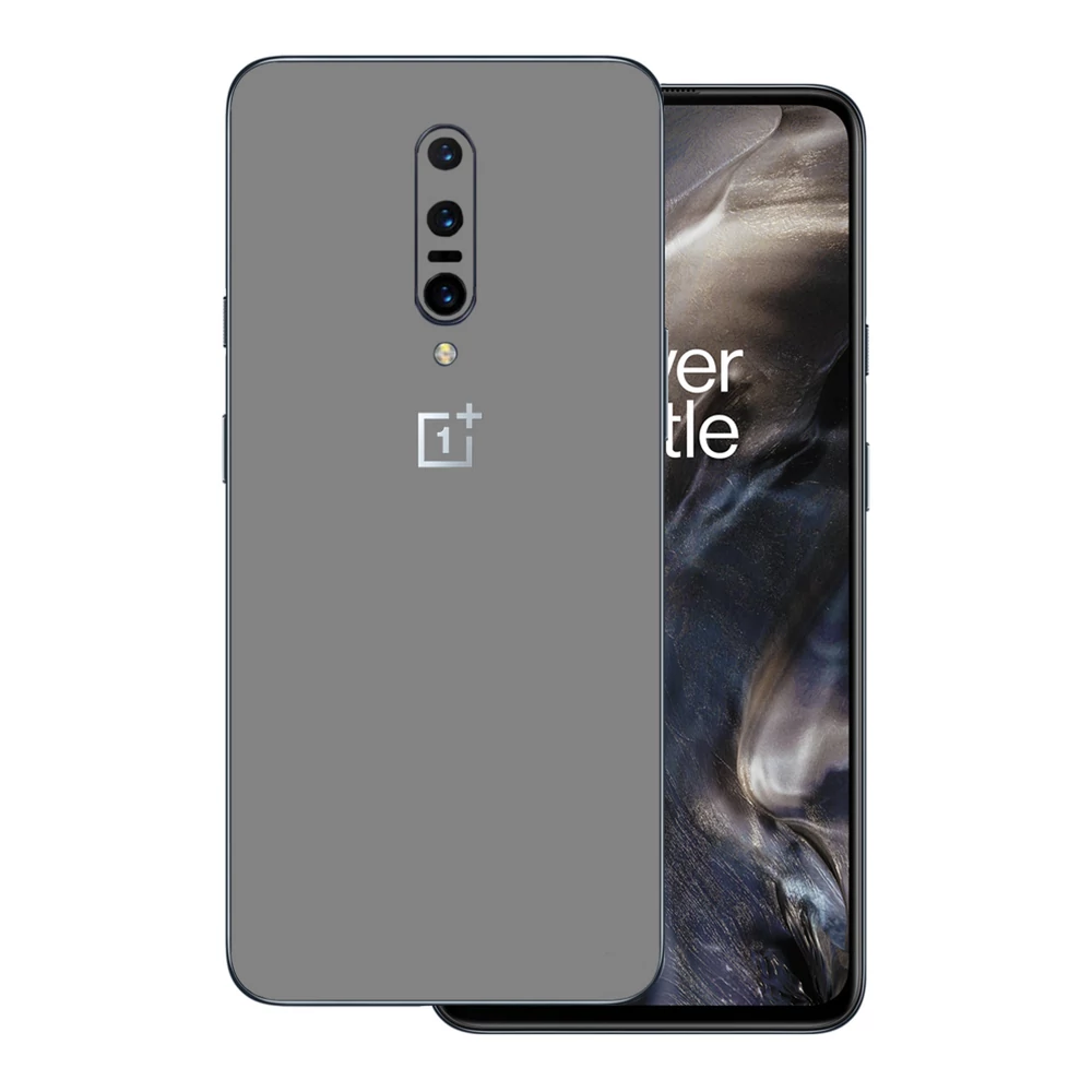 OnePlus 7 Pro - Fényes szürke hátlap fólia