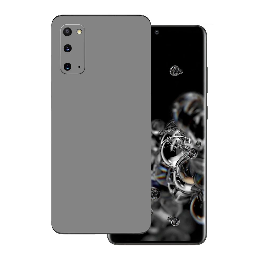 Samsung Galaxy S20 - Fényes szürke hátlap fólia