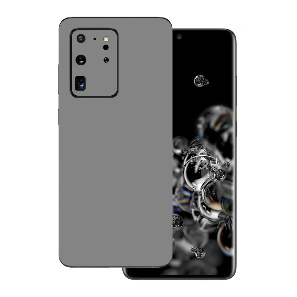 Samsung Galaxy S20 Ultra - Fényes szürke hátlap fólia