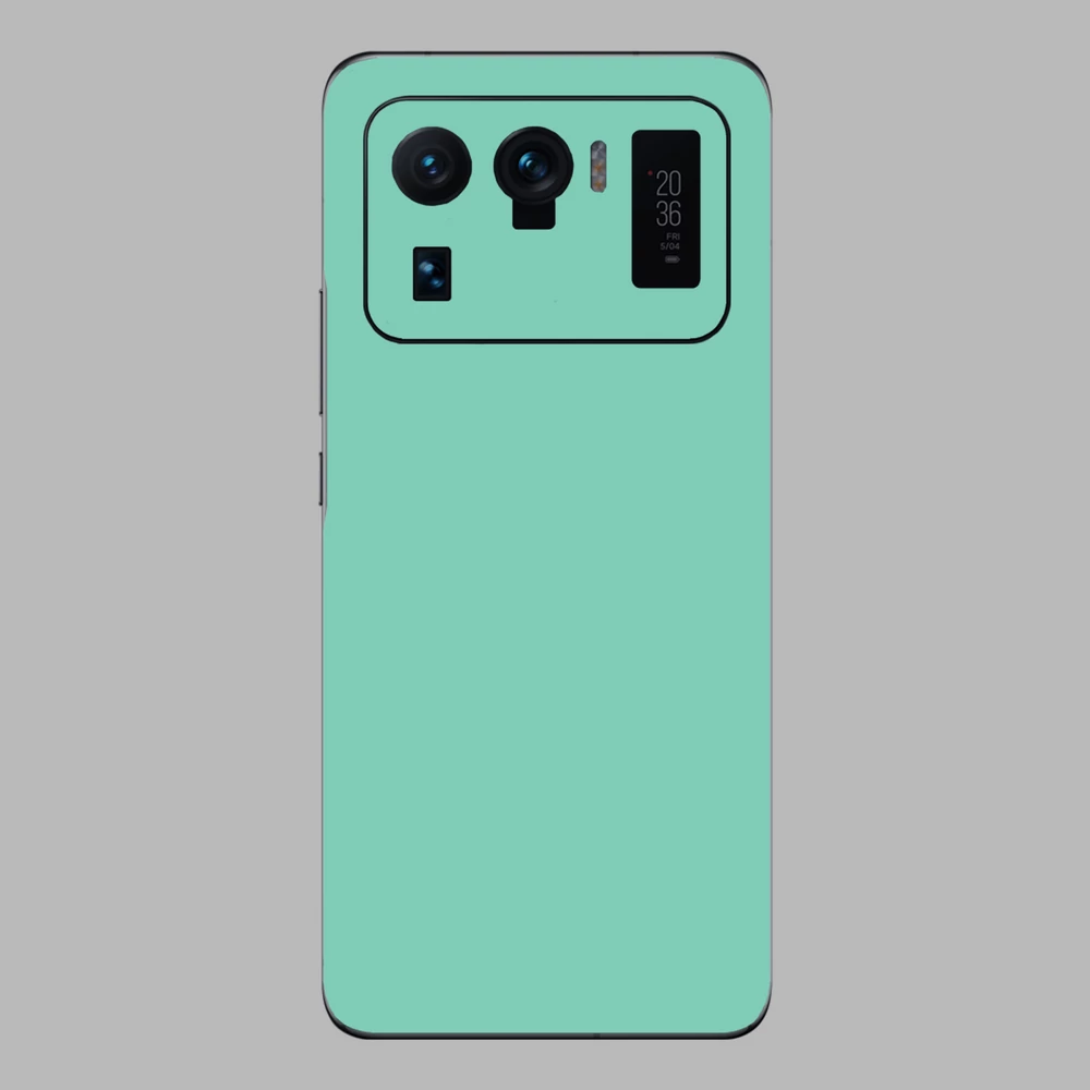 Xiaomi Mi 11 Ultra - Fényes tiffany blue hátlap fólia