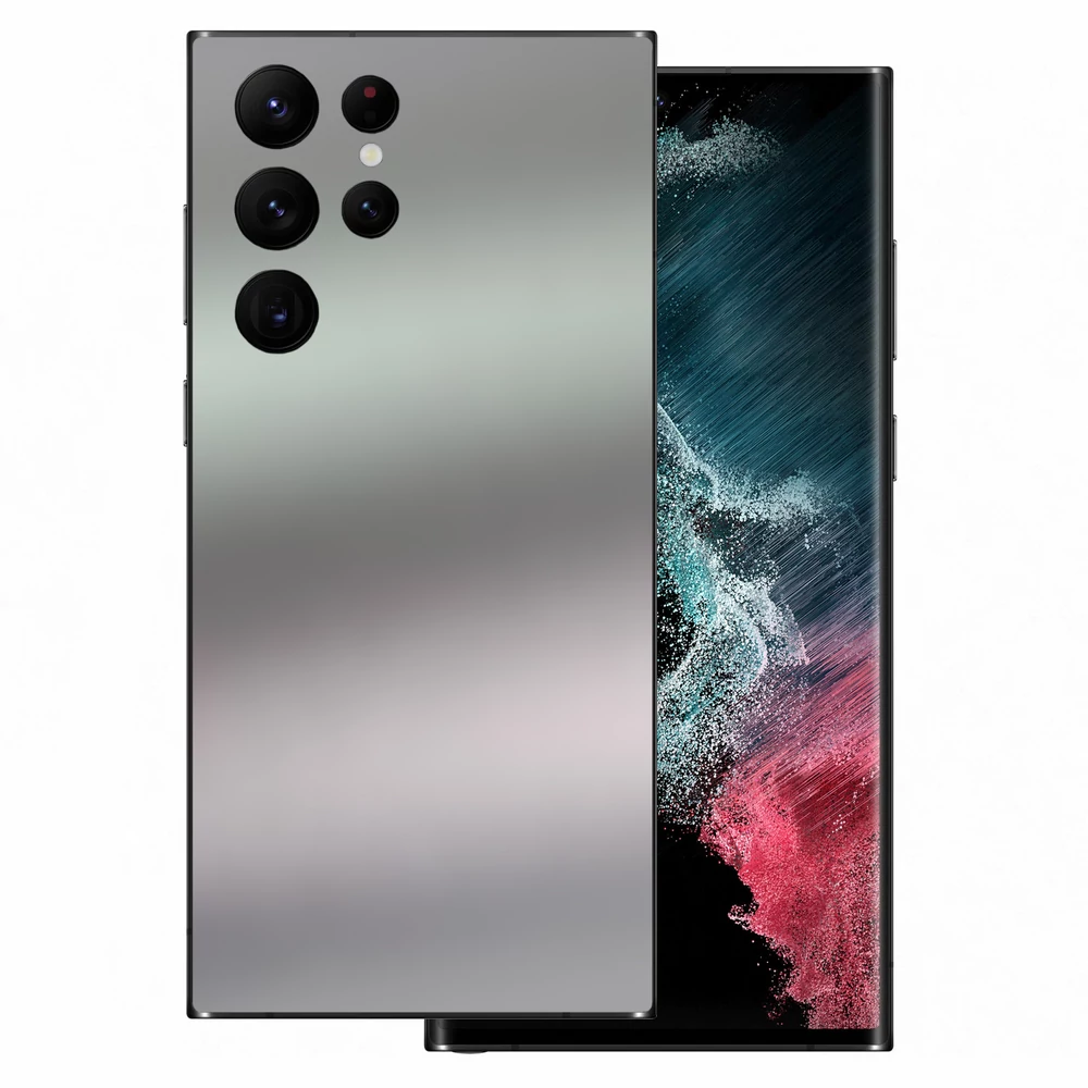 Samsung Galaxy S22 Ultra - Matt króm ezüst hátlap fólia