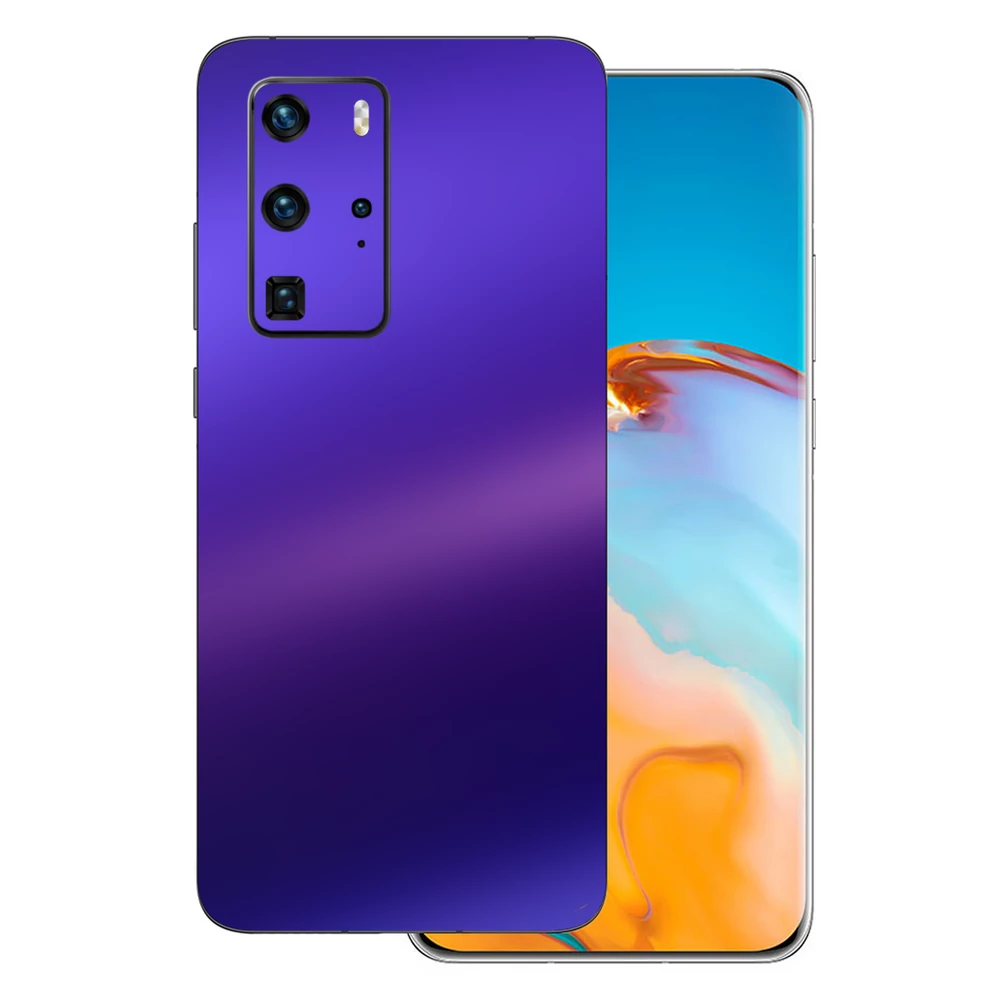 Huawei P40 Pro - Matt króm szatén lila hátlap fólia