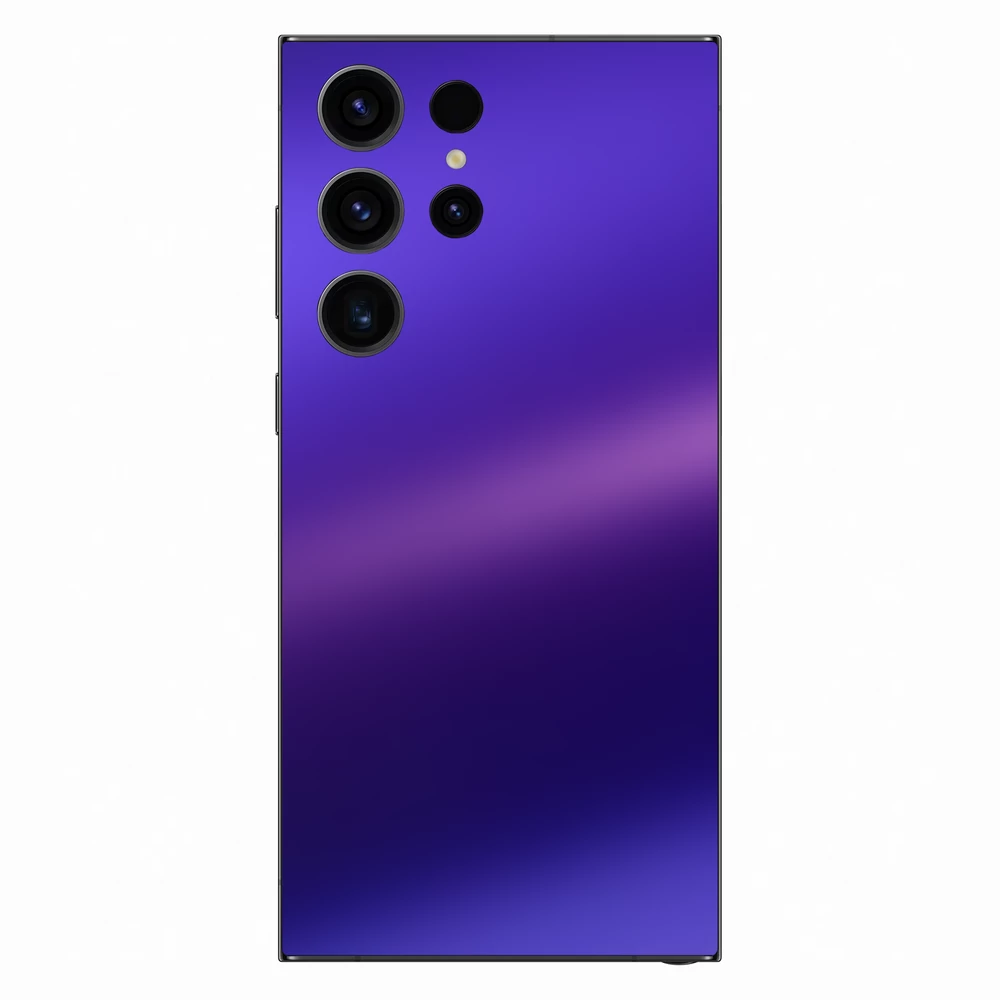 Samsung Galaxy S23 Ultra - Matt króm szatén lila hátlap fólia