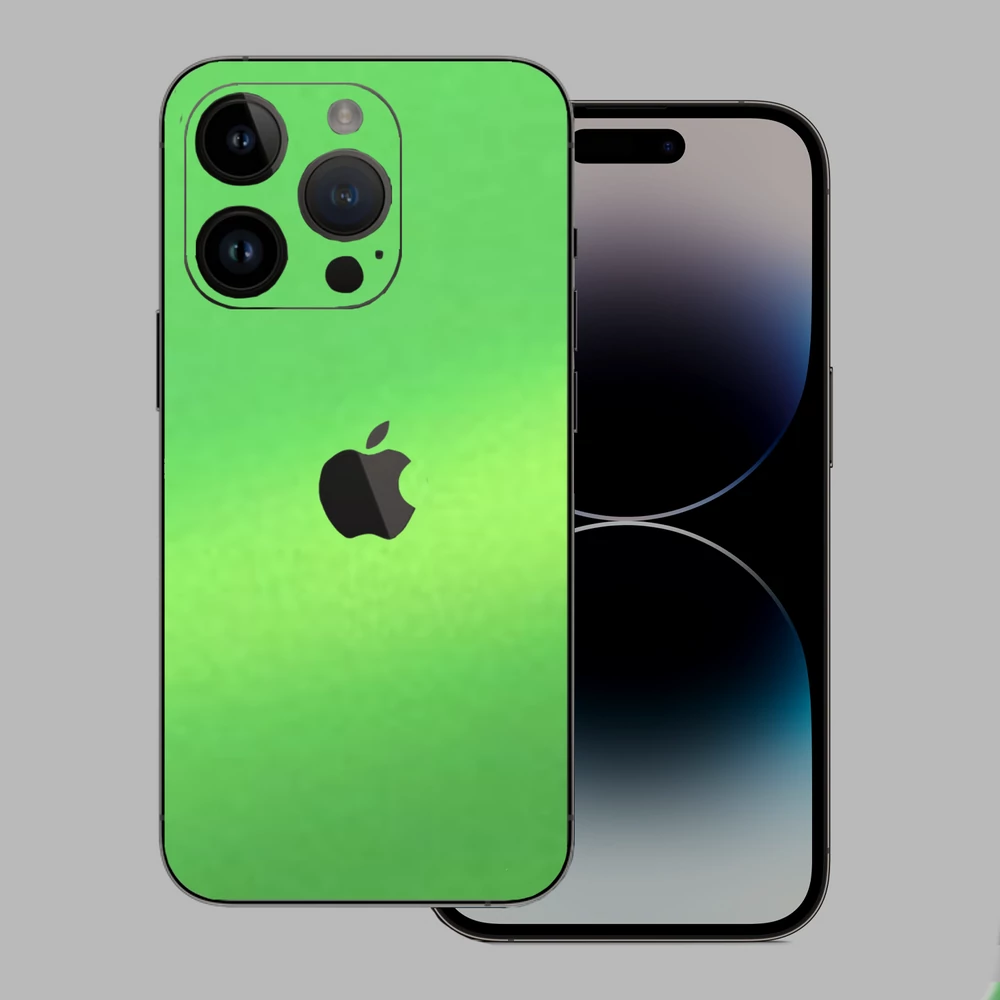 iPhone 14 Pro Max - Matt metál lime hátlap fólia