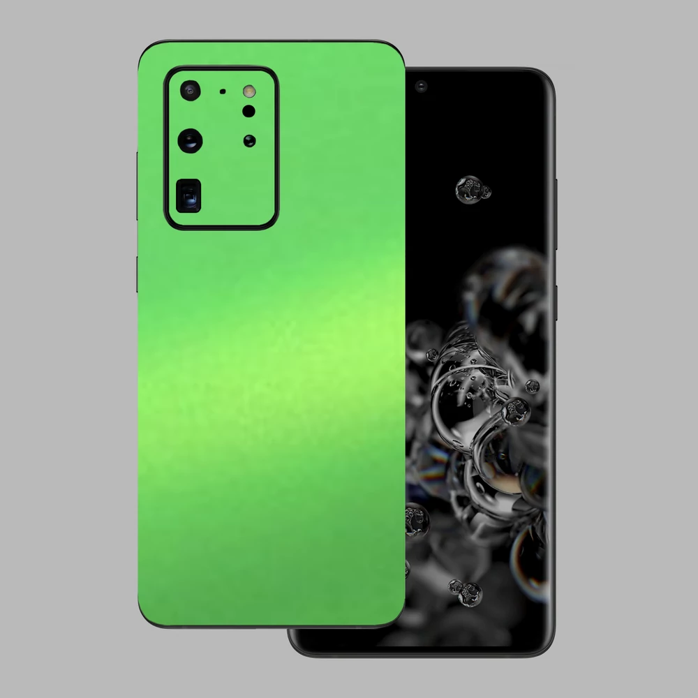 Samsung Galaxy S20 Ultra - Matt metál lime hátlap fólia