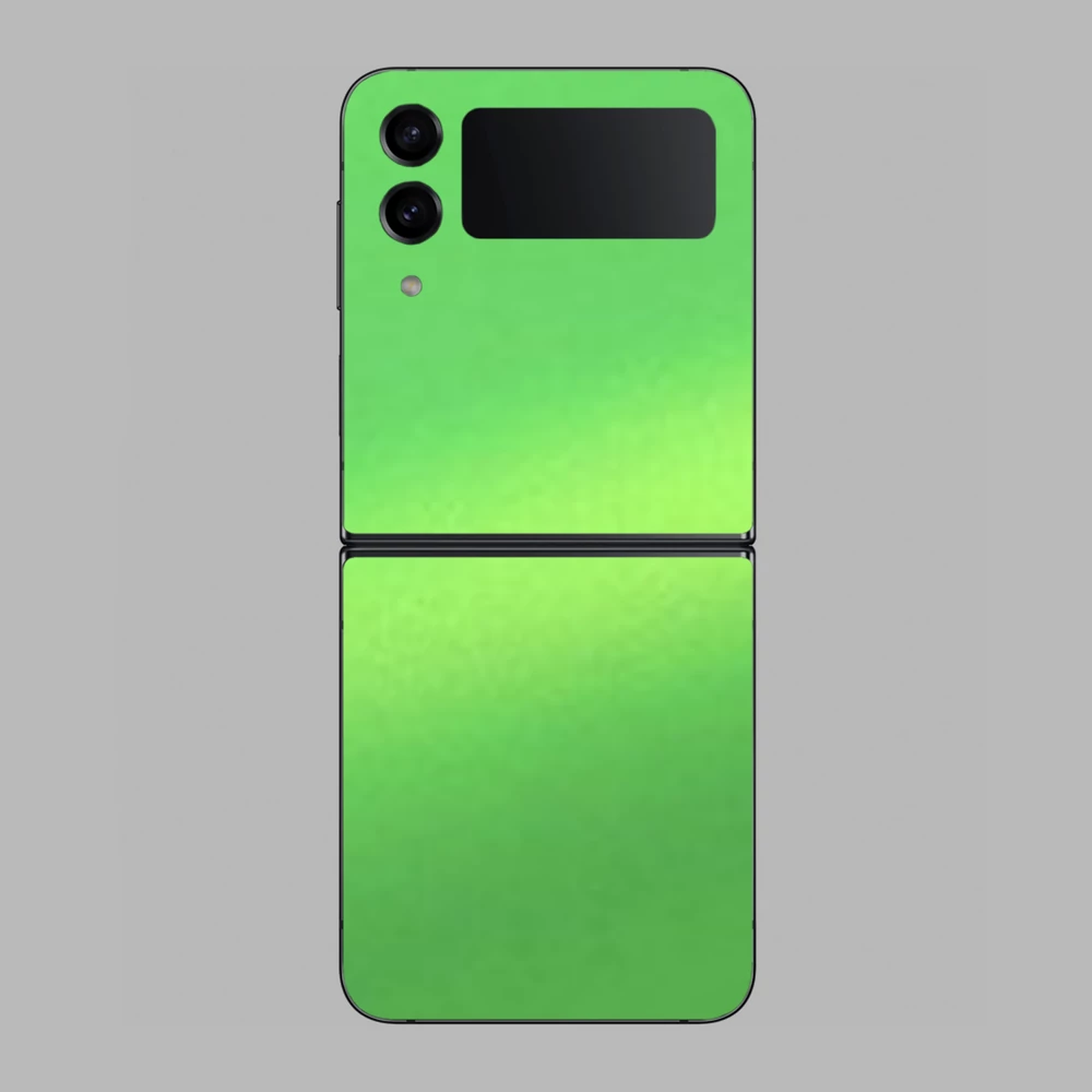 Samsung Galaxy Z Flip 4 - Matt metál lime hátlap fólia