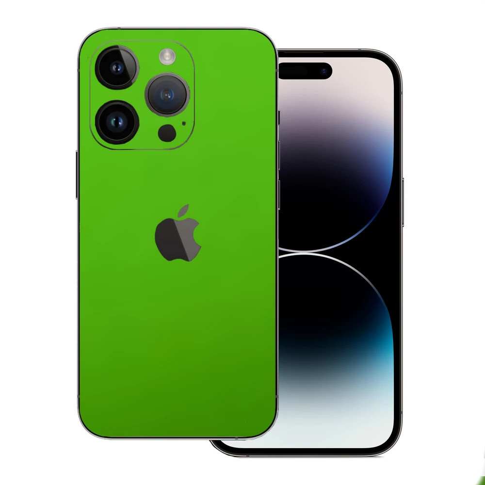 iPhone 14 Pro Max - Matt zöld alma hátlap fólia
