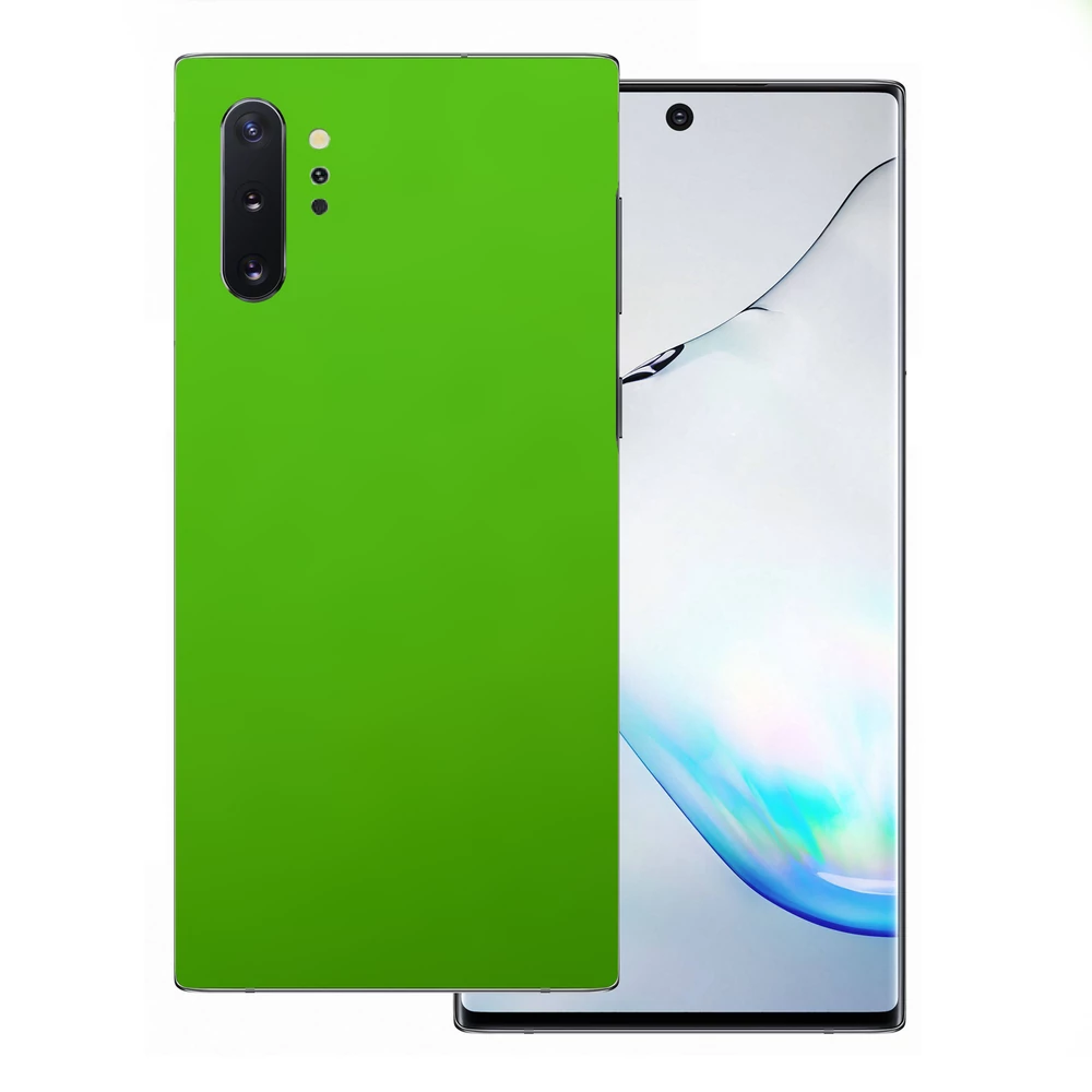 Samsung Galaxy Note 10 Plus 5G - Matt zöld alma hátlap fólia