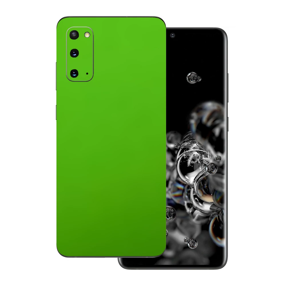 Samsung Galaxy S20 - Matt zöld alma hátlap fólia