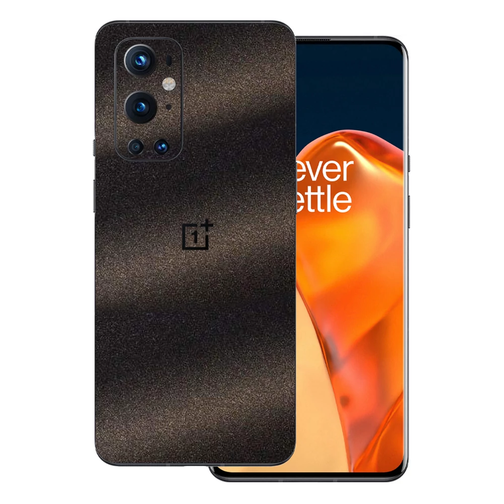 OnePlus 9 Pro - Szemcsés matt fekete hátlap fólia
