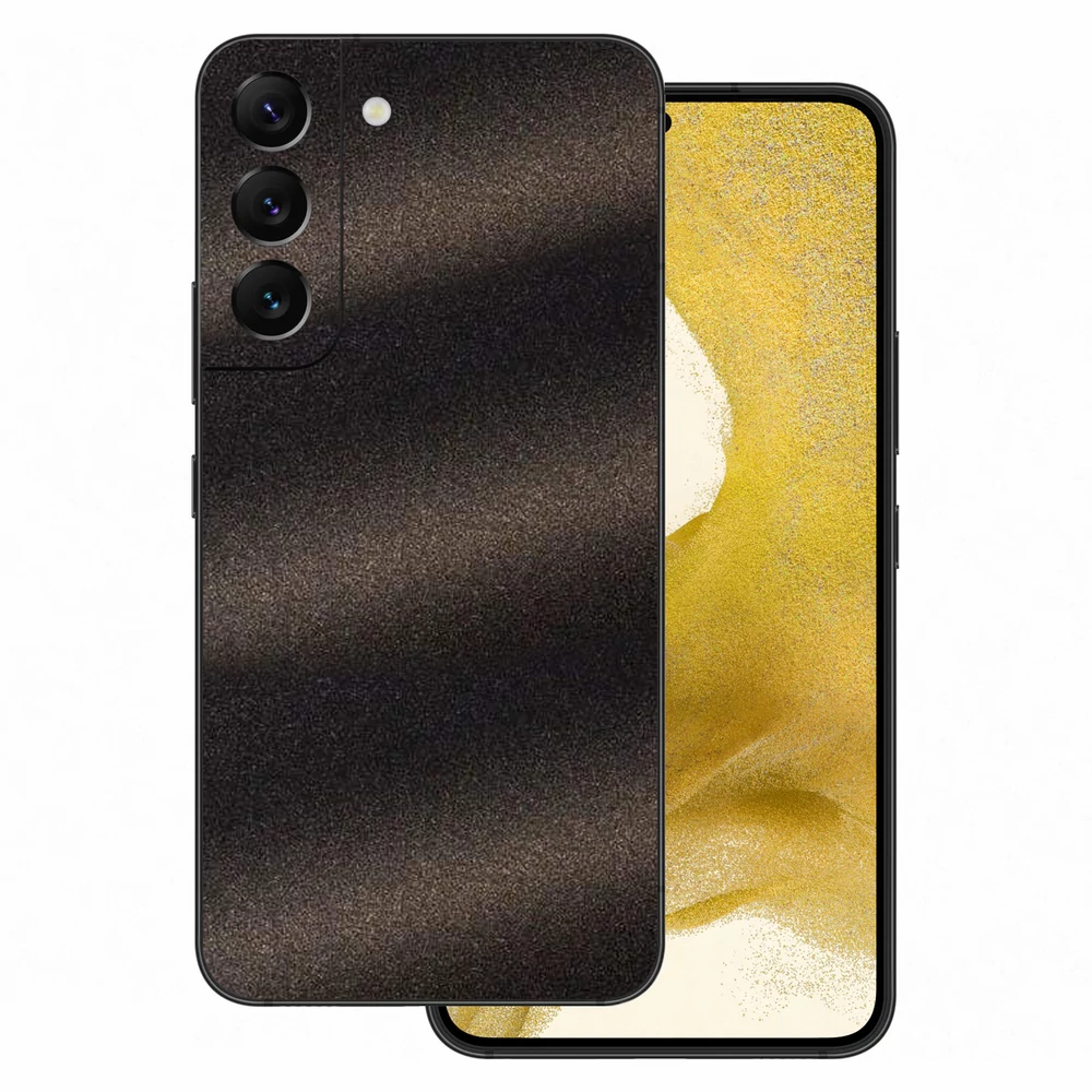 Samsung Galaxy S22 - Szemcsés matt fekete hátlap fólia