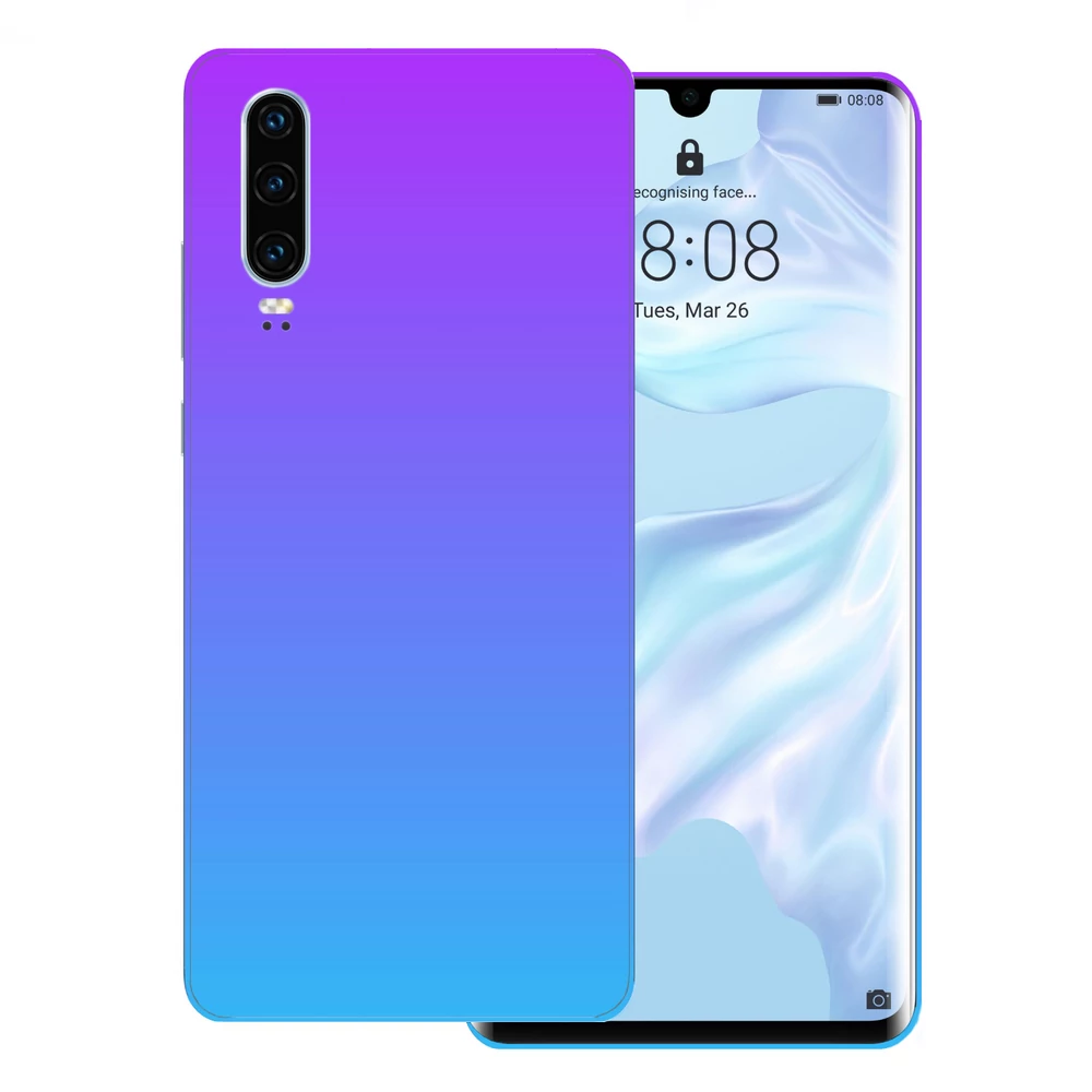 Huawei P30 - Színátmenetes hátlap fólia