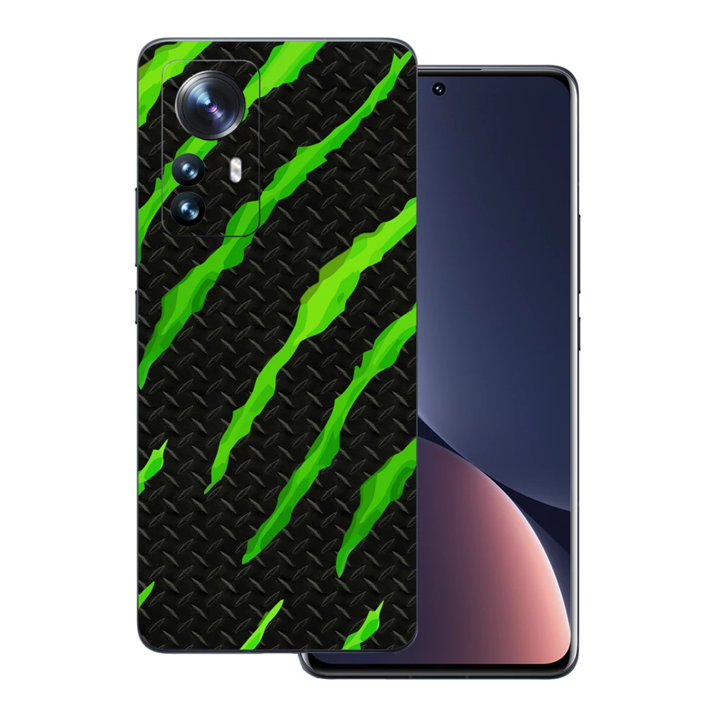 Xiaomi 12 Pro - Zöld karmolásos hátlap fólia