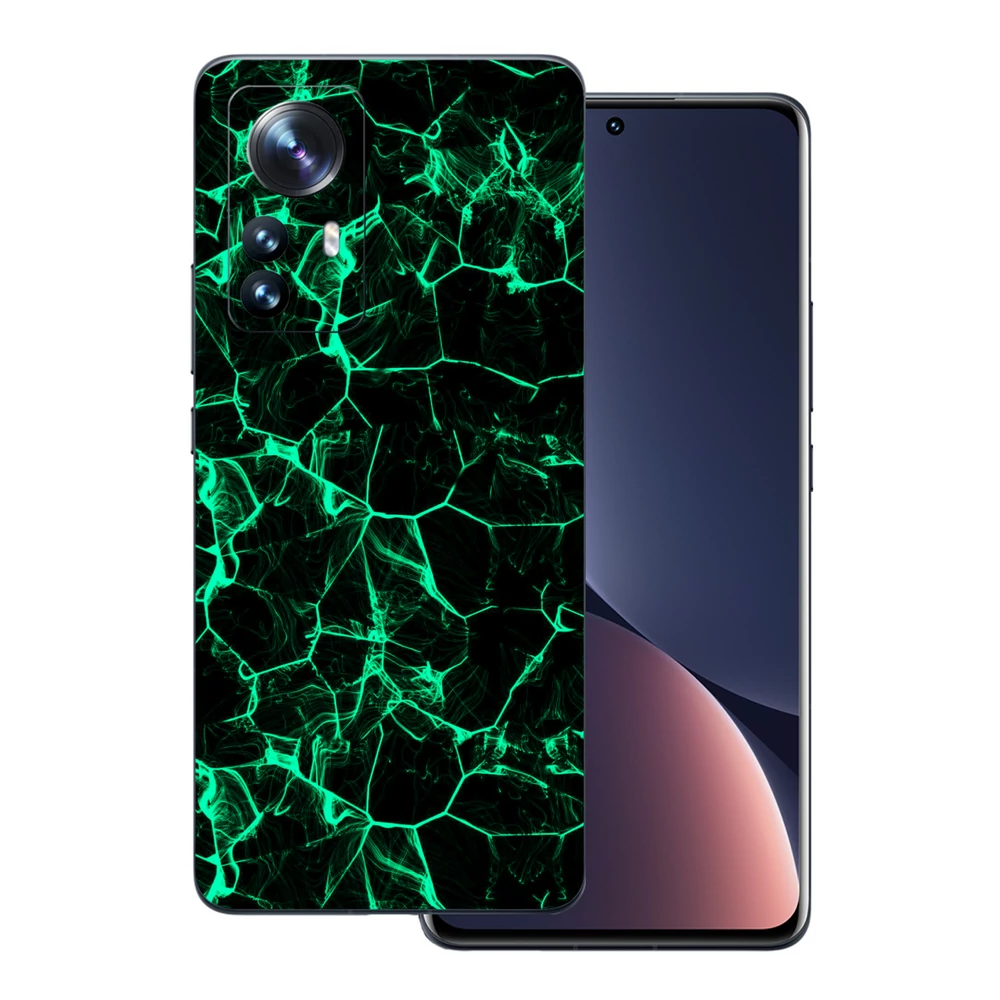 Xiaomi 12 Pro - Zöld füstcsíkos hátlap fólia