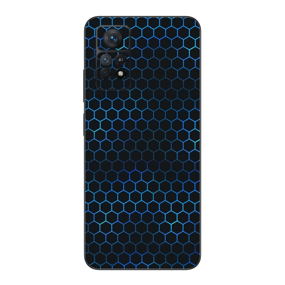 Xiaomi Redmi Note 11 Pro 5G - Kék méhsejt hátlap fólia