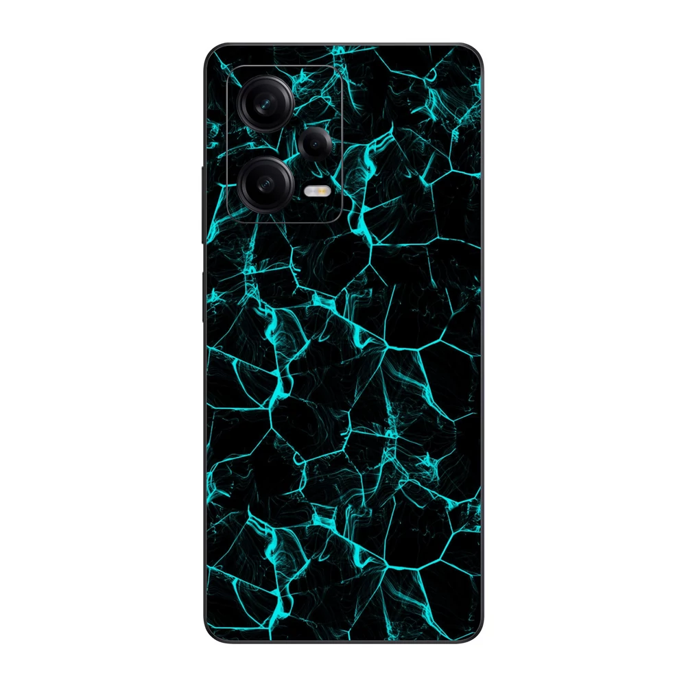 Xiaomi Redmi Note 12 Pro 5G - Kék füstcsíkos hátlap fólia