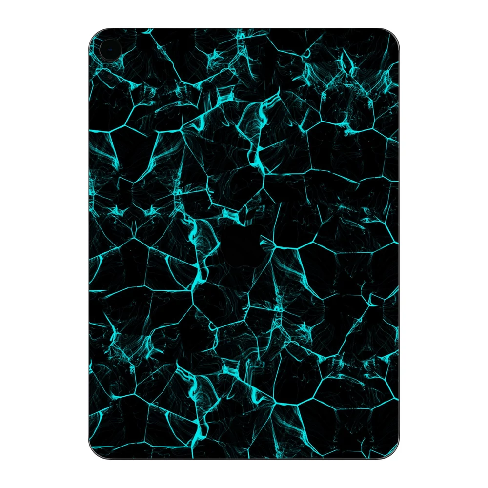 iPad 10.9" ( 2022, gen 10 ) - Kék füstcsíkos hátlap fólia