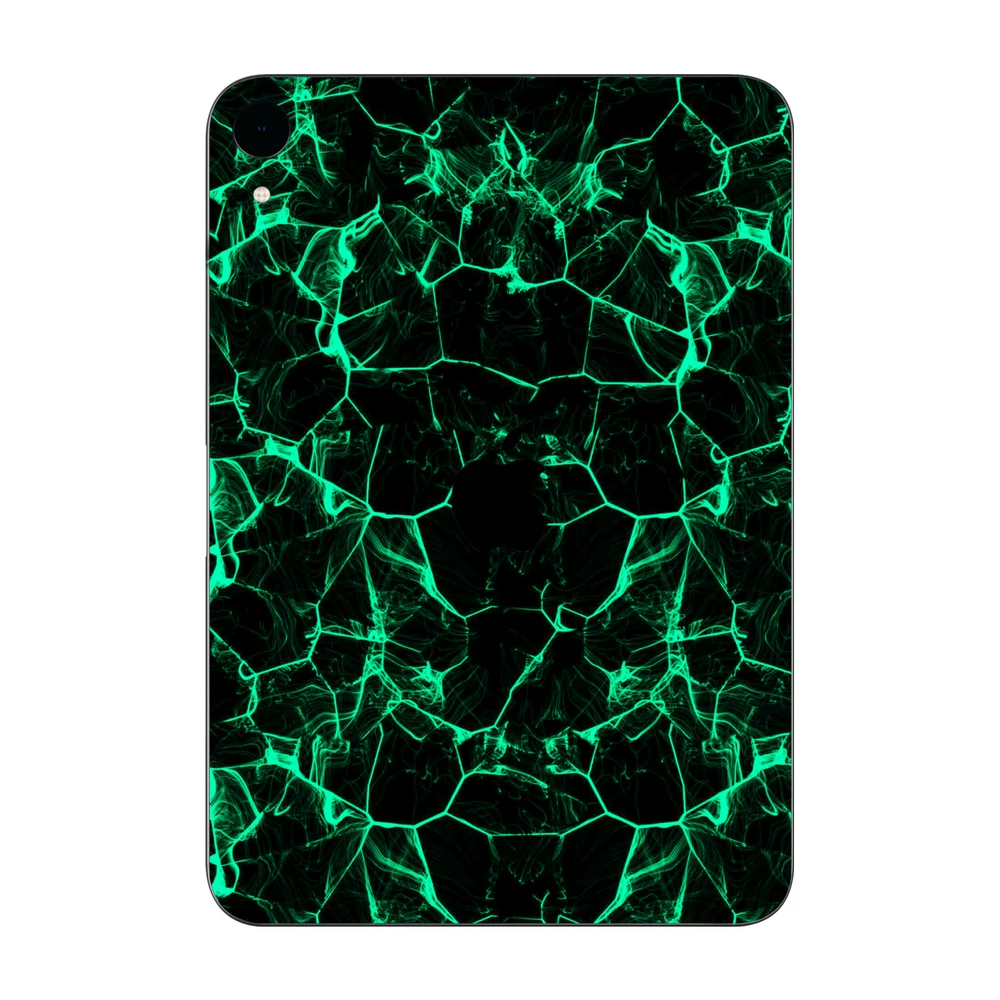 iPad mini 6 - Zöld füstcsíkos hátlap fólia