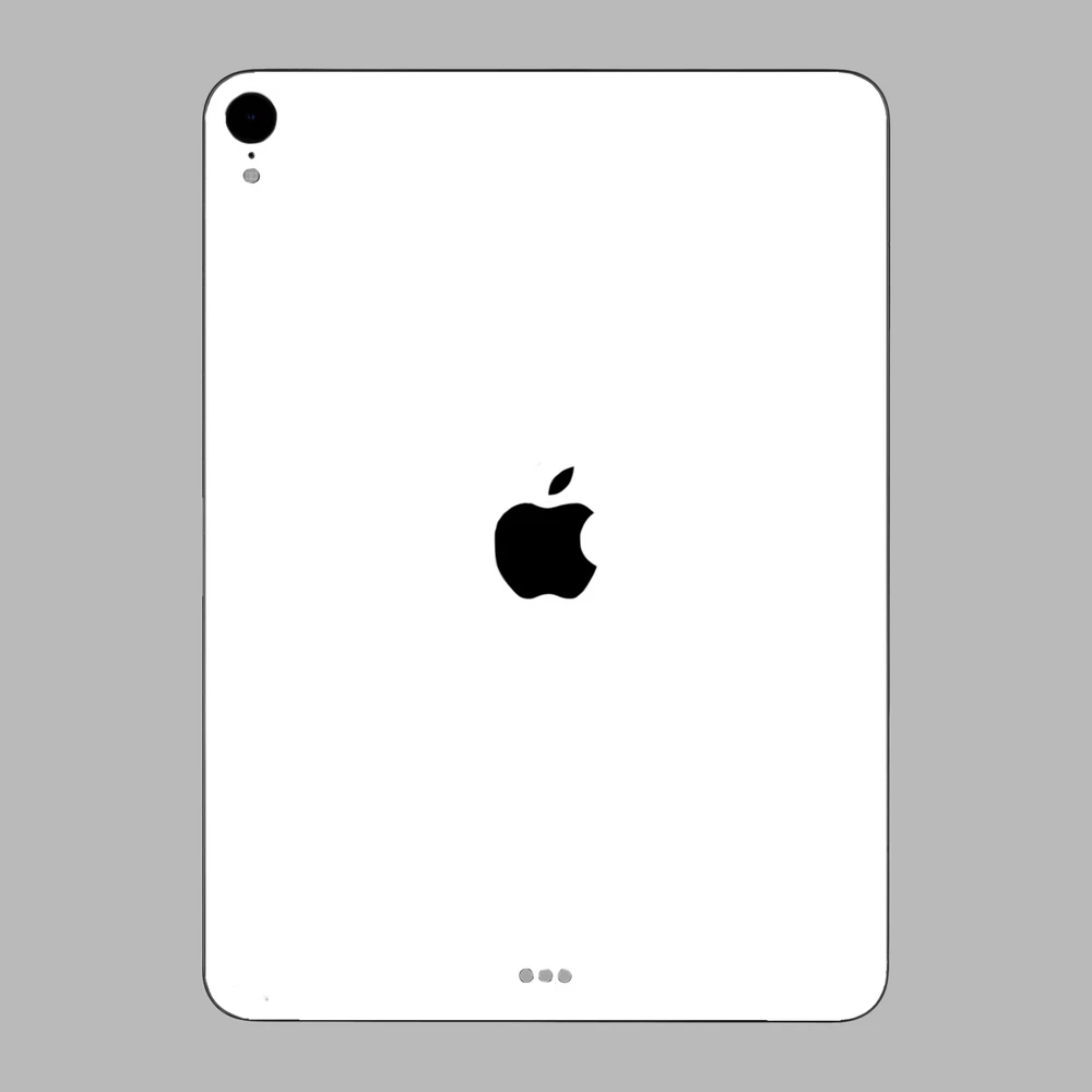 iPad Pro 11" ( 2018 - 2019, gen 1 ) - Matt fehér hátlap fólia