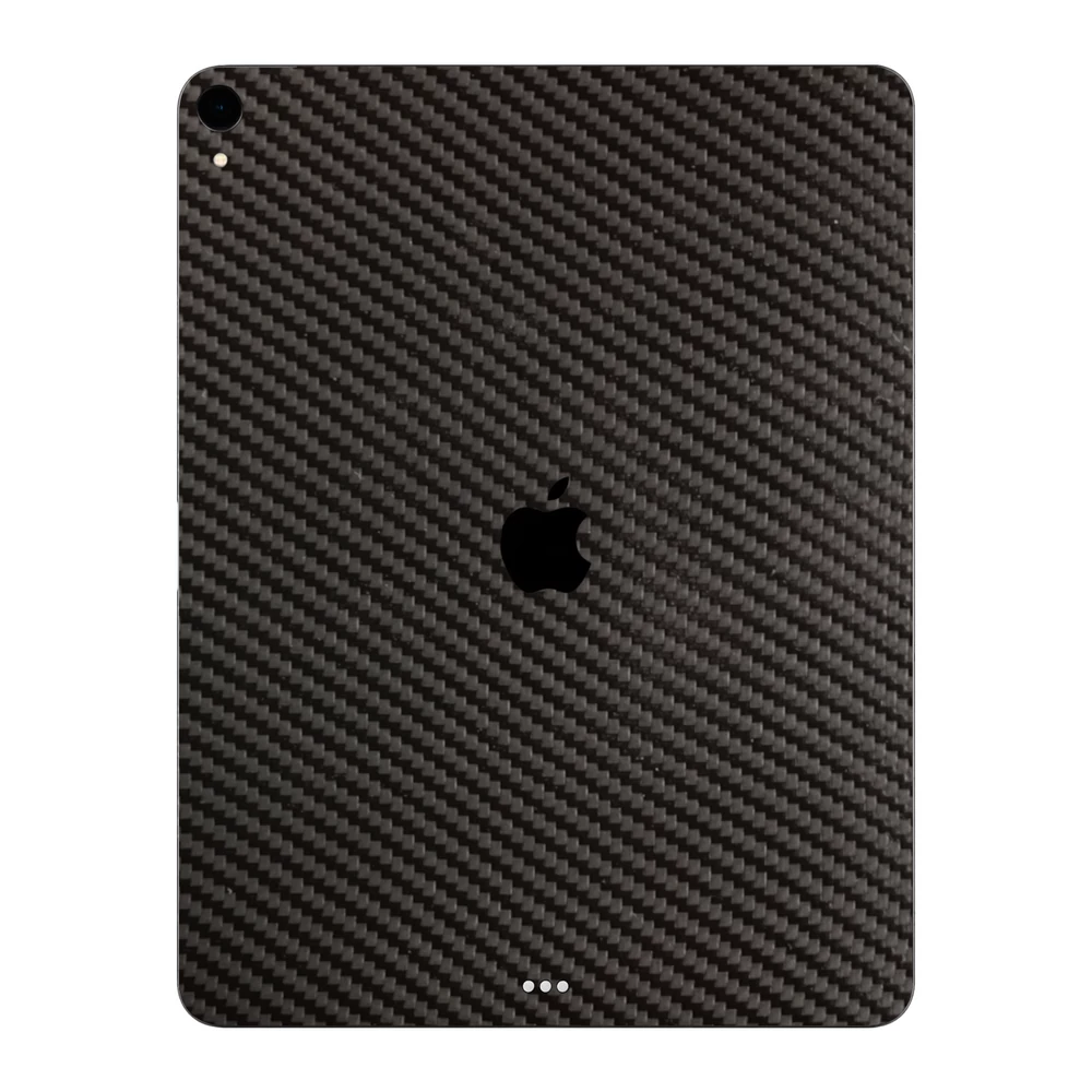 iPad Pro 12.9" ( 2018 - 2019, gen 3 ) - 3D fekete karbon hátlap fólia